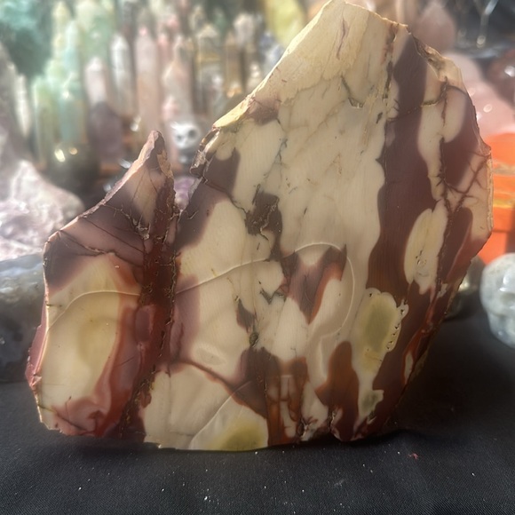 6”1/2 x 6” Australian Mookaite slab unpolished beautiful slice - Picture 2 of 2